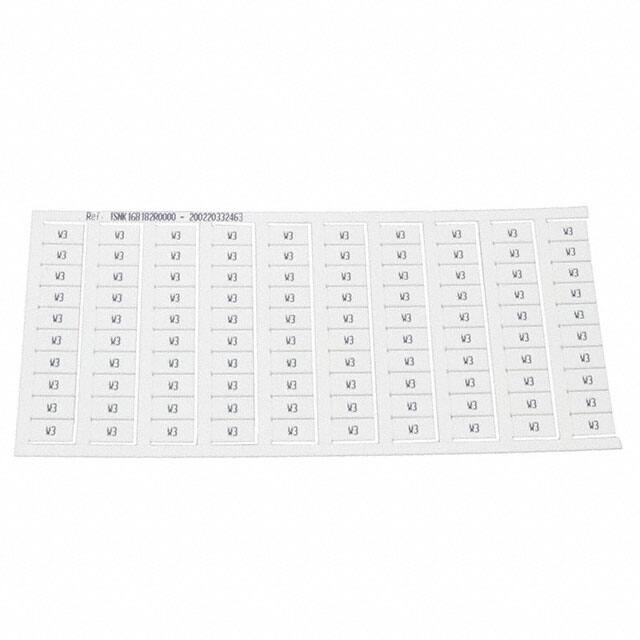 1SNK168182R0000 TE Connectivity ENTRELEC  Terminal Block Marker Strips